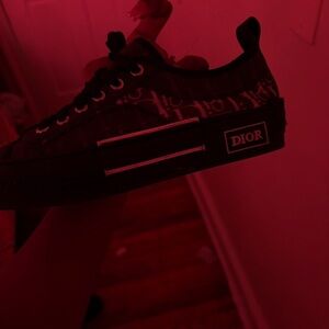 Dior Monogram Black Sneakers